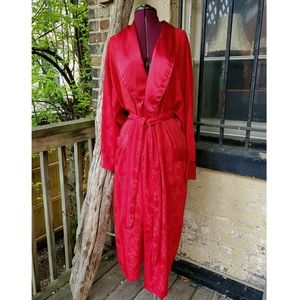 Victoria's Secret gold label red nightgown